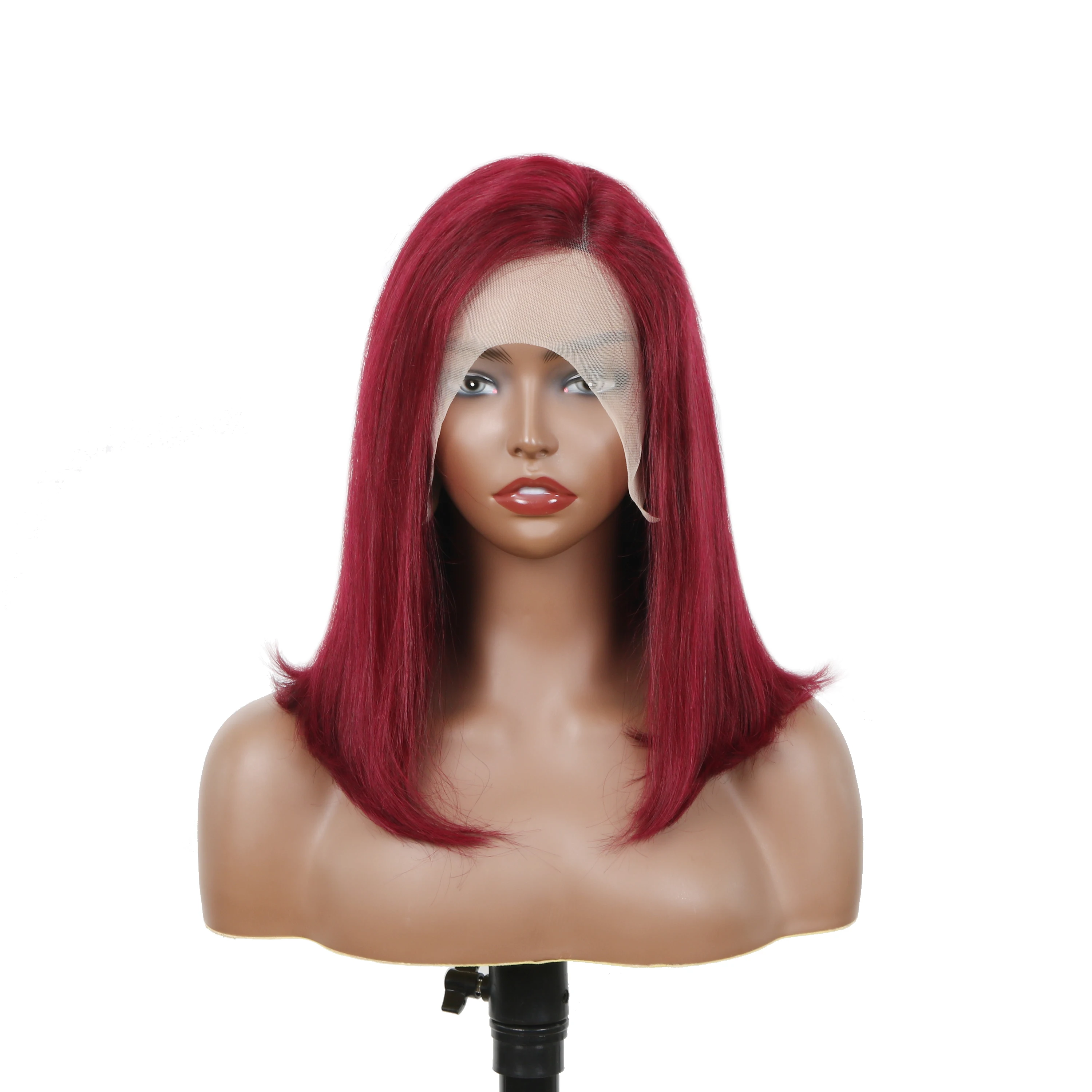 

Парики цвета Бургунди Боб, человеческие волосы, короткие прямые боковые части 99J, парик Боб, предварительно выщипанные бразильские натуральные человеческие волосы, парики для женщин