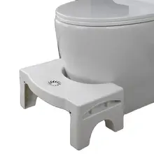 

الحمام الكرSquatting Toilet Stool Non-Slip Pad Bathroom Helper Assistant Foot Chair Relieves Constipation Piles Cтулья для кухни