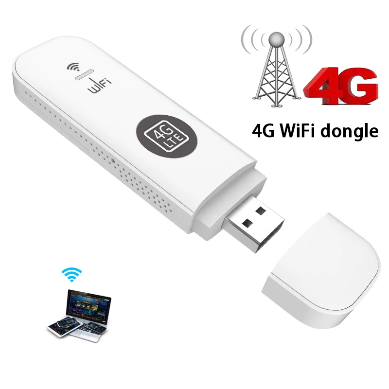 EATPOW 4G Modem USB Dongle WiFi Router with SIM Card Slot 150Mbps Mobile Wireless WiFi Adapter 4G Router Home Office