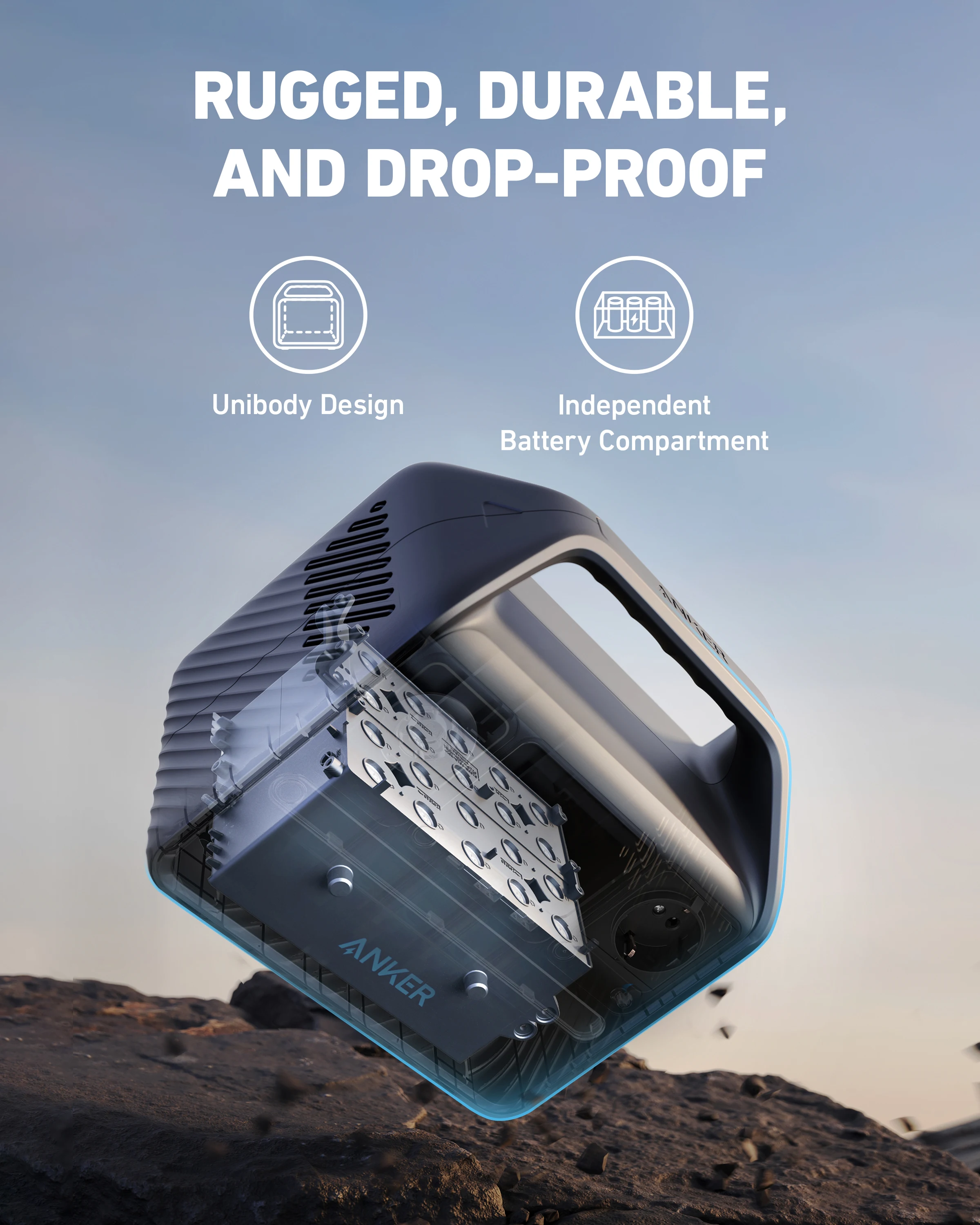 Anker 521 estação de energia ao ar livre portátil, gerador