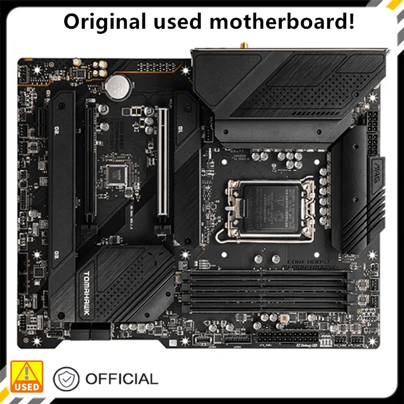 Per Mag B660 Tomahawk Wifi Ddr4 Scheda Madre Lga 1700 Per Intel B660 Ddr4 M.2 Nvme Scheda Madre Desktop Originale Scheda Madre Usata