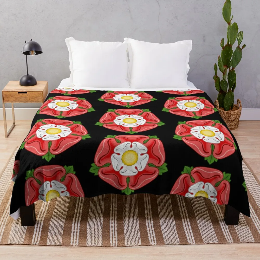 Tudor Rose Throw Coperta Nap Peluche Coperte Morbide