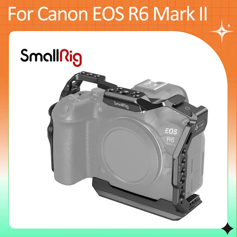 Gabbia Smallrig Con Fori Filettati Per Montaggio Su Scarpe Fredde Per Canon Eos R6 Mark Ii 4159