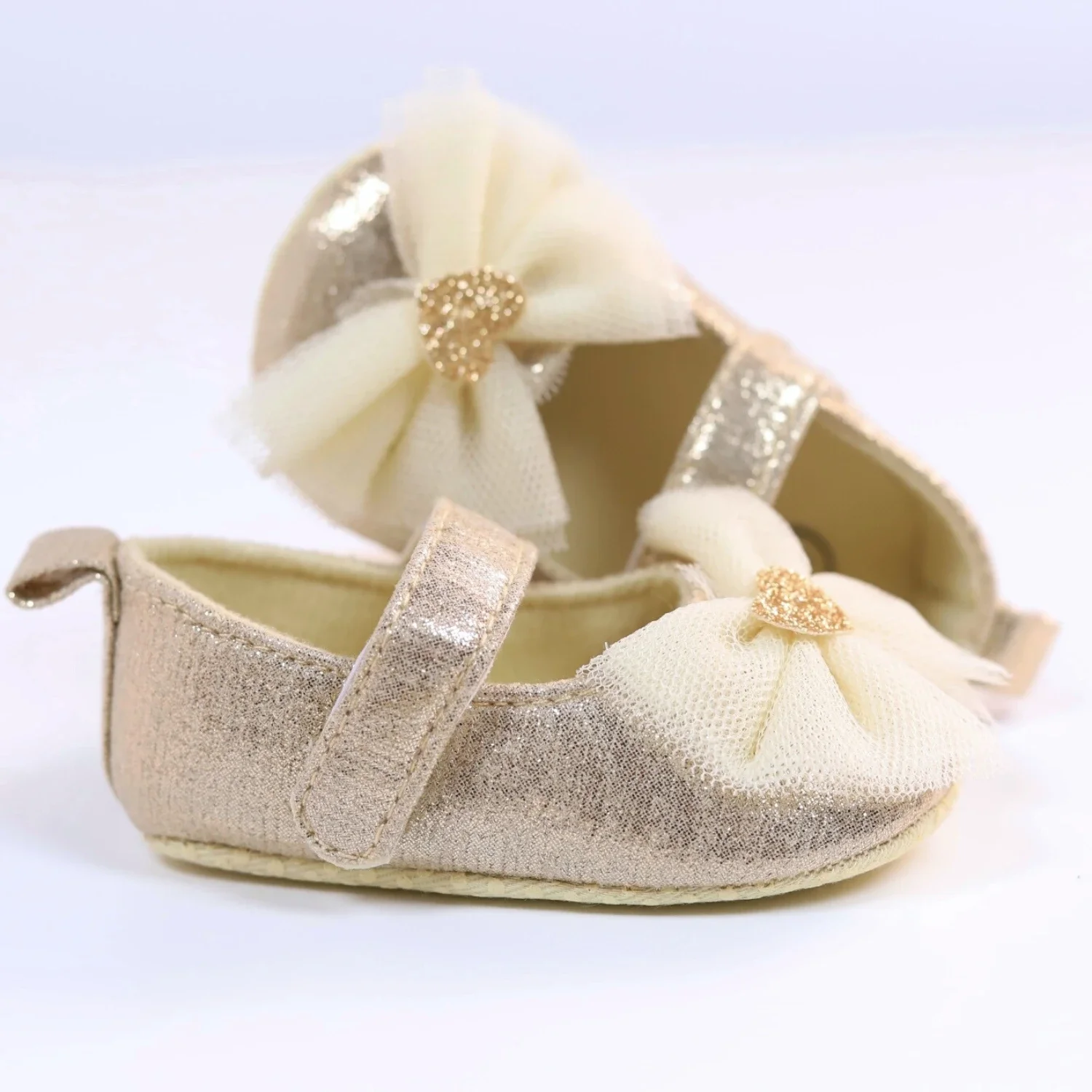Baby Step Shoes Baby's First Pair of Toddler Shoes Baby Breathable Non-slip Girls Fashion Princess Lace Style