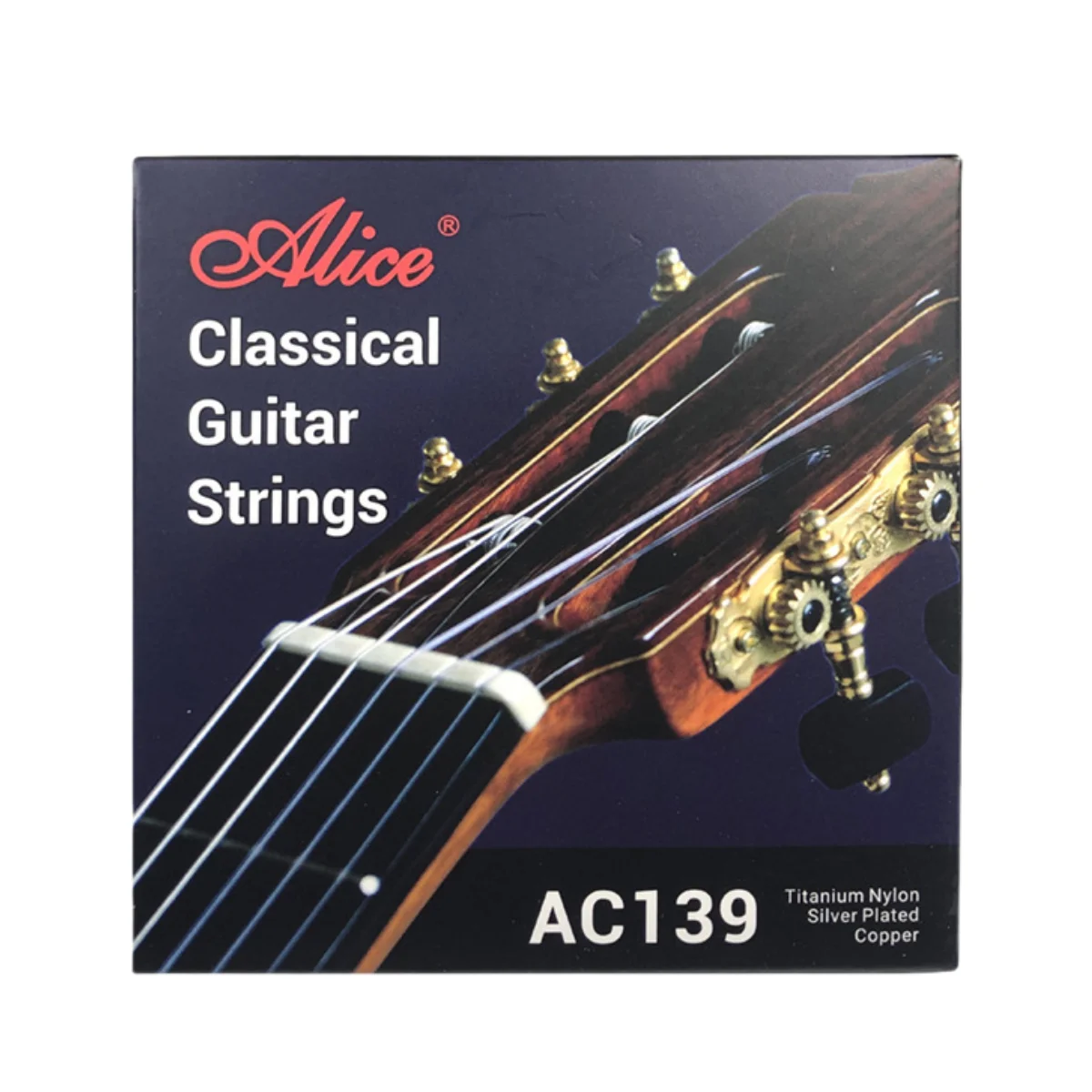 Corde Per Chitarra Classica Alice Clear Nylon - Set Da 6 Corde