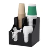 Multi-functional Shelves Acrylic Coffee Cup Dispenser Paper Cup Holder and Water Cup Storage Box for Coffee Shop and Tea Ba 1