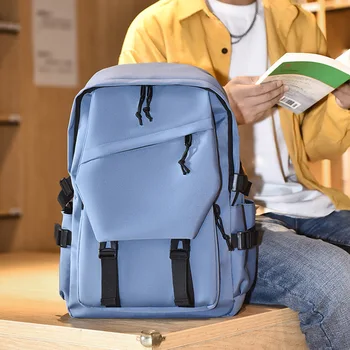 Unisex Versatile Student Backpack, Casual Trendy School Bag 1