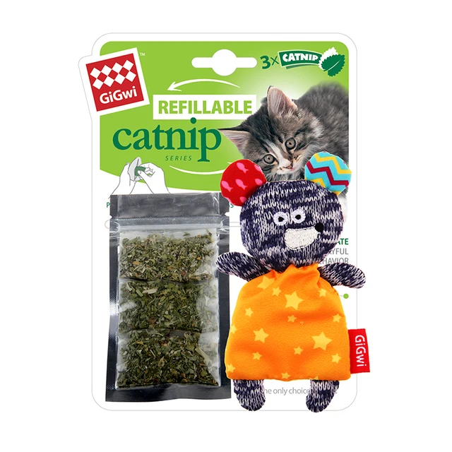 GiGwi Pet Toys Refillable CATNIP Series Cat Toy Simulation modeling Washable Canvas Replaceable Catnip Toys Pet Products For Cat 5