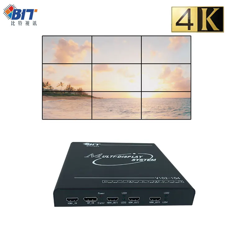 

Good Price 3 Output high definition 2x2 1x3 1x2 HDMI DVI Video Mixer Video Wall Controller