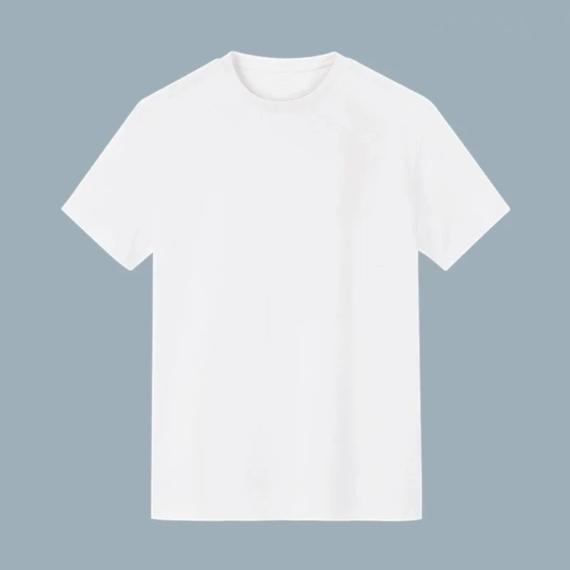 Pure white short sleeves