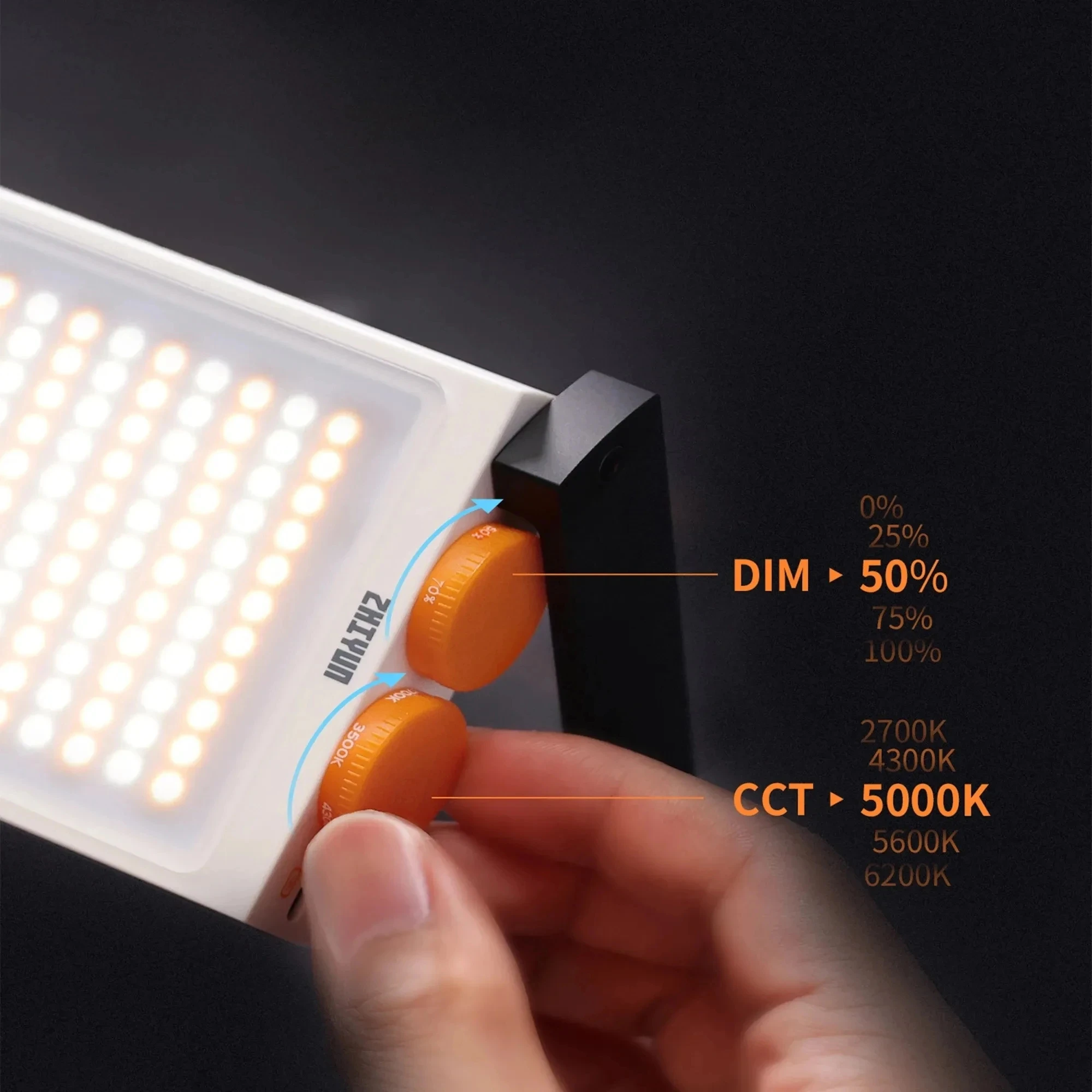 ZHIYUN FIVERAY LED 조명, 휴대용 포켓 라이트, 사진 비디오 램프, 필 라이트, 사진 조명, M40, 40W
