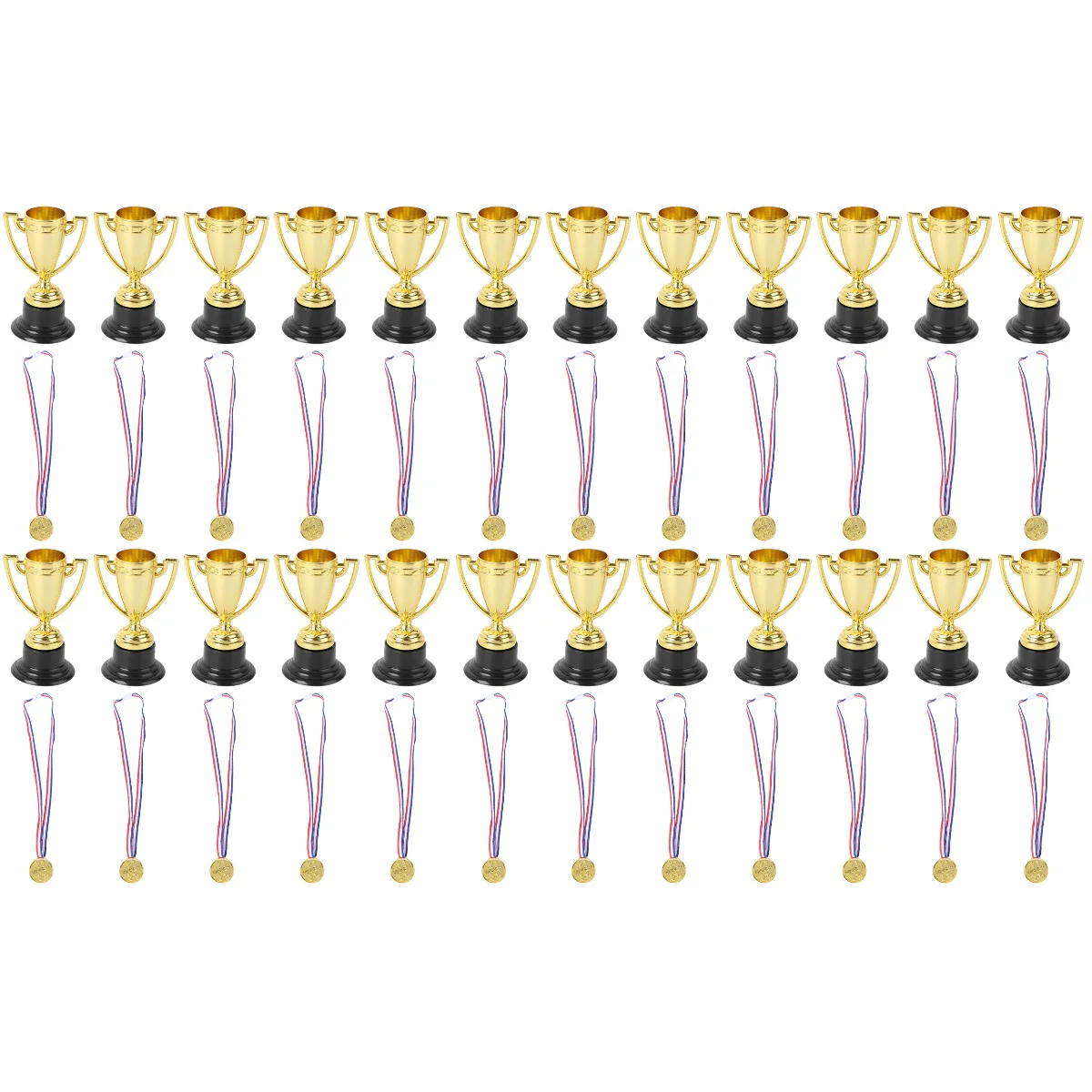 40 Vasos De Plástico Para Trofeos Golden Award, Minipremios | Meses Sin