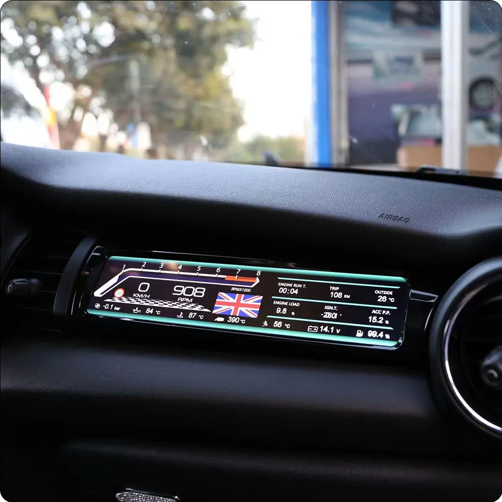 BMW 미니 쿠퍼용 디지털 클러스터, 자동차 라디오 멀티미디어 플레이어, 자동 지능형 속도 측정, F55, F56, F57 2015-2020
