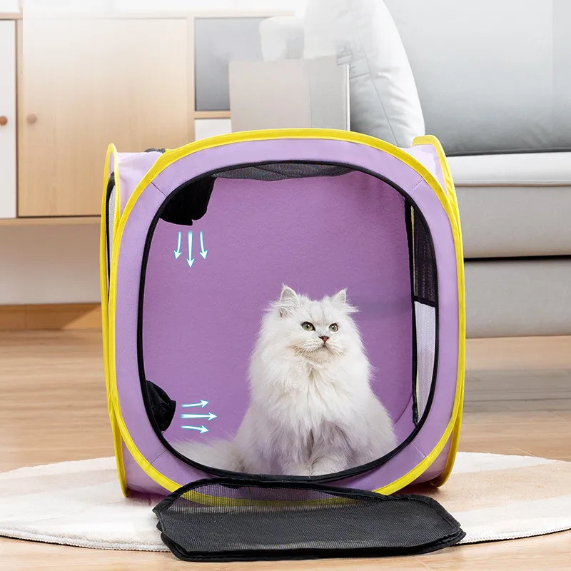 Dog Hair Dryer Bag Dryer Box Pet Bathing Dog Grooming Foldable Drying Box Dogs Hair Bag Pet Grooming Cat Cleanong Pets