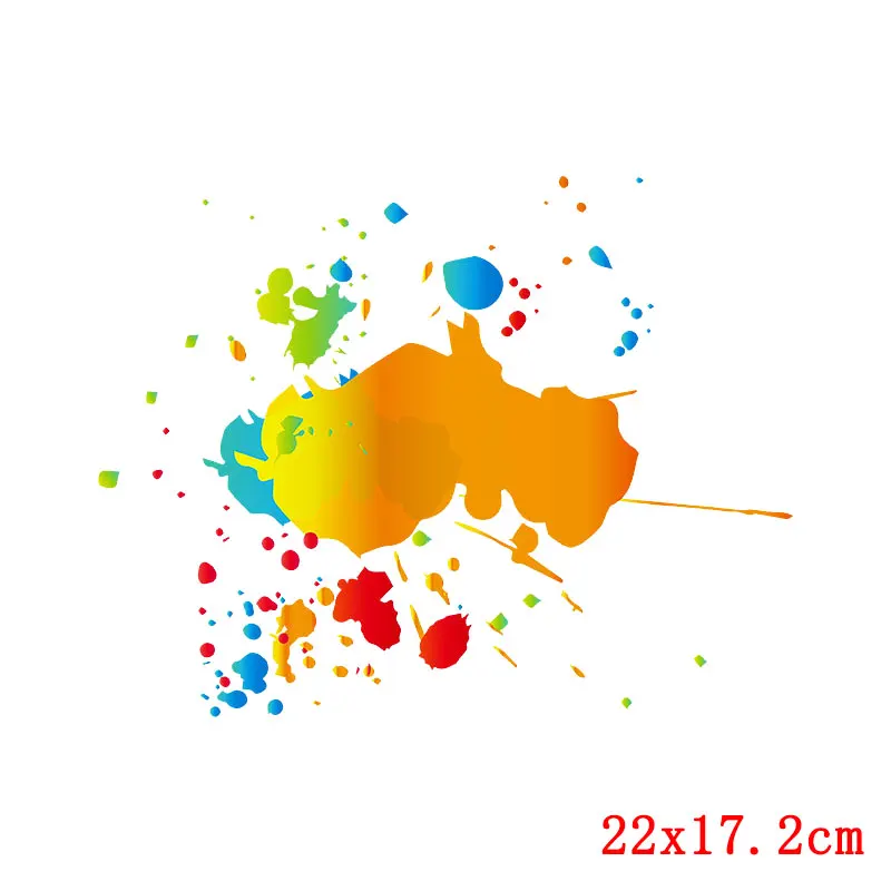 의류용 열 전사 다리미, 의류용 다채로운 패치, 의류용 혀 열 스티커, 의류용 DIY 아플리케 장식