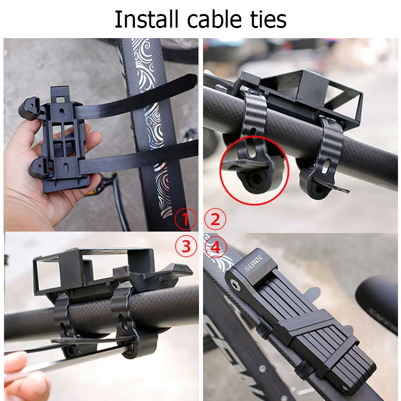 Folding Bike Chain Lock Anti-Theft 5