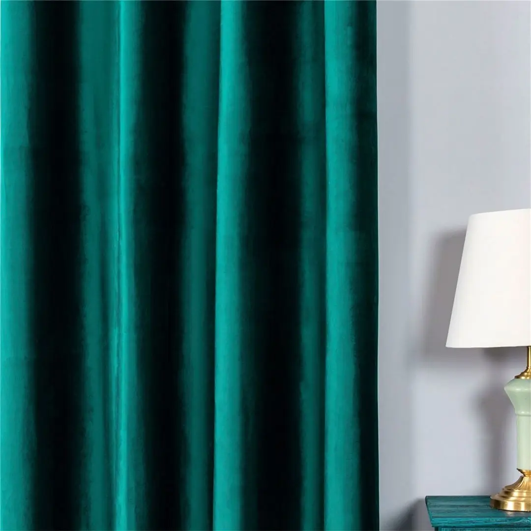 Topfinel velvet blackout curtain for living room, Dutch velvet curtain