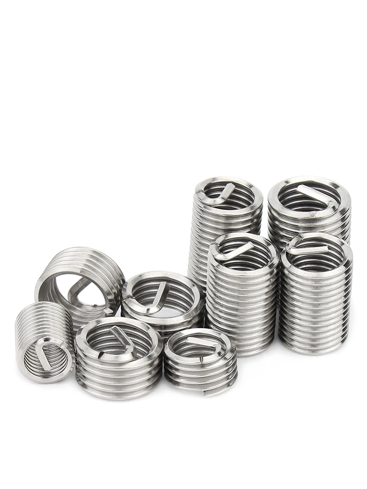 2000pcs M6 x 1 x 2.5D Metric Helicoil Screw Thread Wire Inserts 304  Stainless