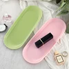 Korean Style INS Wind Stainless Steel Jewelry Tray Desktop Storage Plate Cosmetics Jewelry Plate Metal Tray Wholesale 5