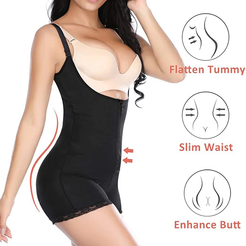 Shapewear for Women Tummy Control Plus Size Waist Trainer Corset Full Body  Shaper for Butt Lifter and Thigh Slimmer Faja