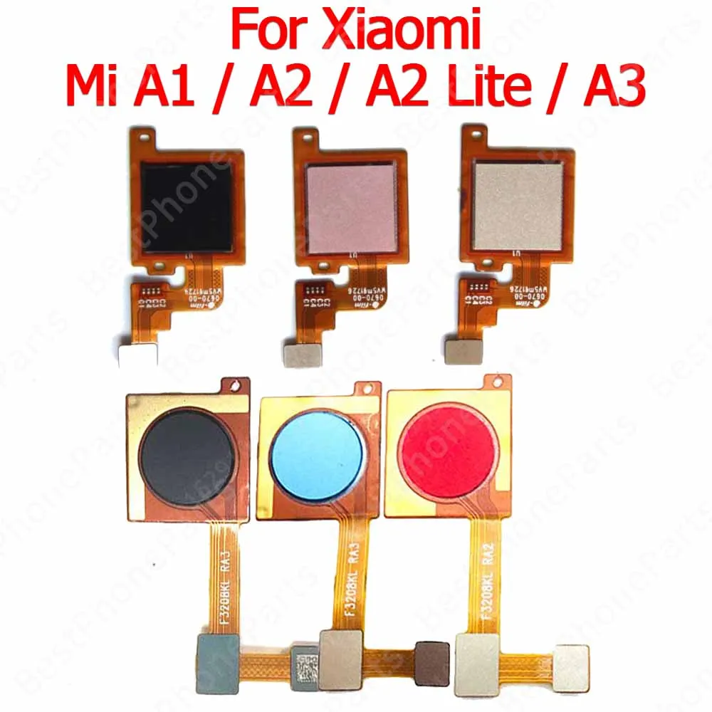 

Touch Menu Finger Print Scanner Fingerprint Sensor Flex Cable For Xiaomi Mi A1 5X A2 Lite 6X A3 CC9e New Spare Parts