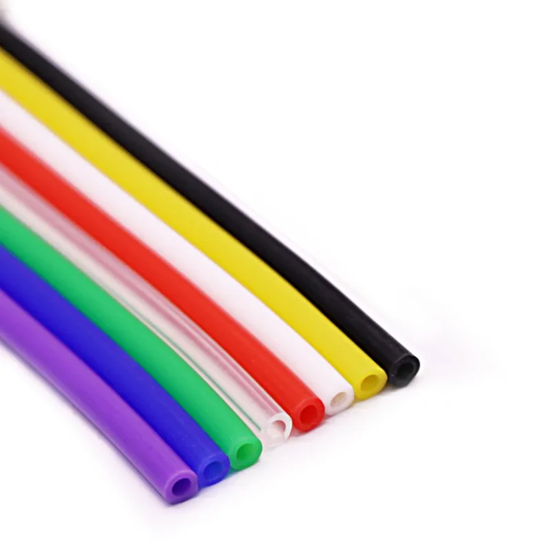 Silicone tube 1/2/5m ID 2 3 4 5 6 7 8mm Flexible Rubber Hose Thickness 1mm Food Grade Soft Milk Beer Drink Pipe Water Connector