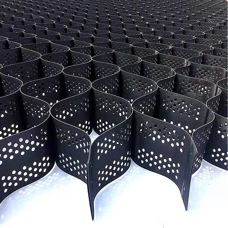HDPE Honeycomb Geocell Permeable Pavers 2" Thick Ground Paver Geocell Grid Paver 8.2&prime;*13.1&prime; Gravel Grid Home Garden