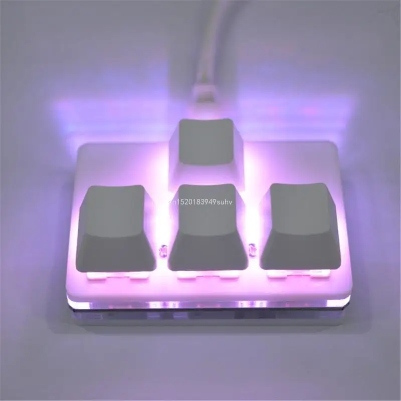 Keyboard 4 Key Direction Arrows Keypad Up Down Left Right Programming USB Mechanical Keypad PC Hot Swappable Keypad - 6