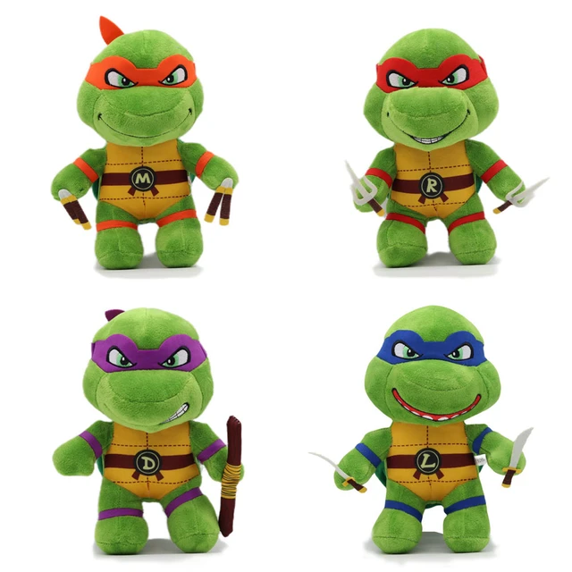 25CM Size Film Anime Teenage Mutant Ninja Turtles Plush Doll Model Toy -  AliExpress