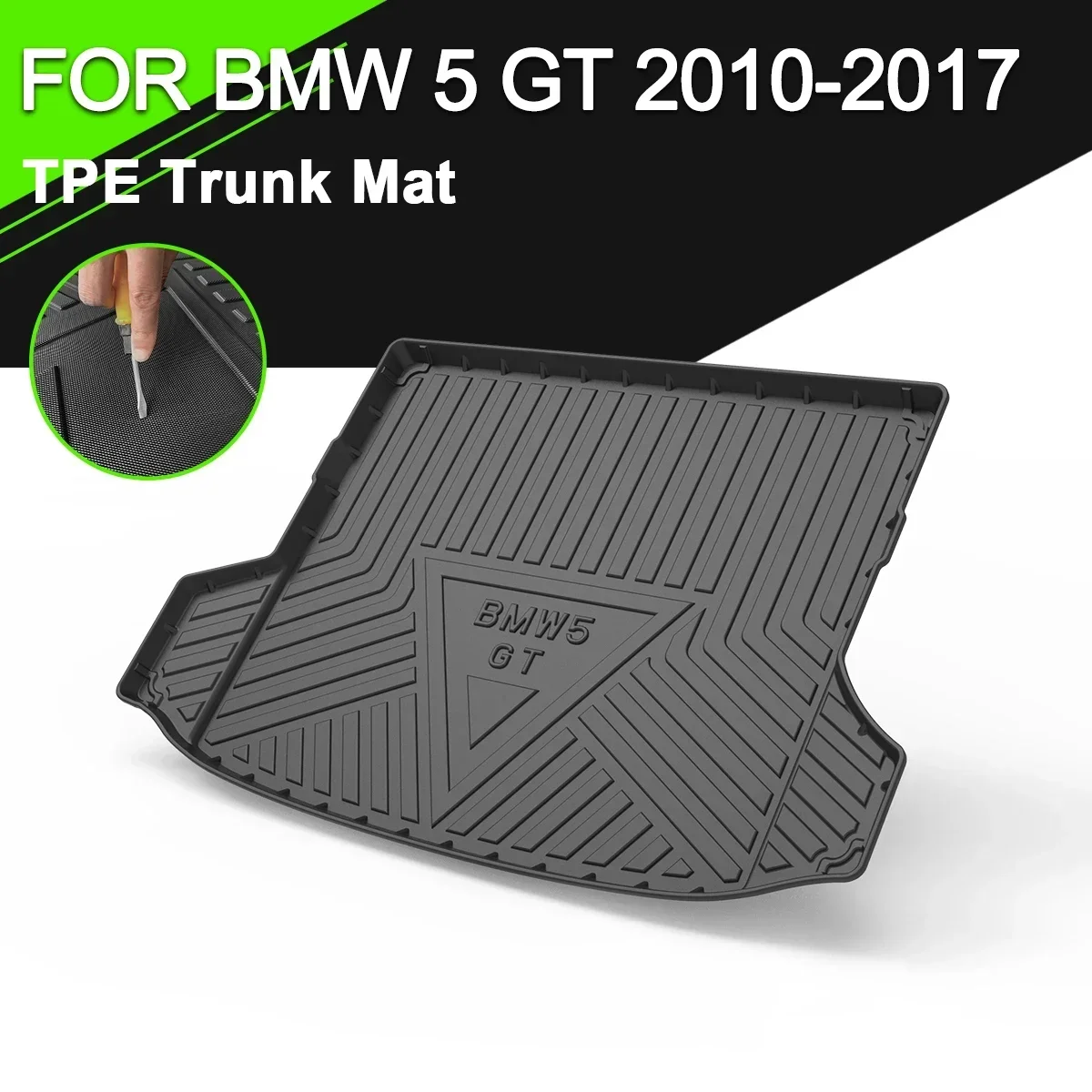 

Car Rear Trunk Cover Mat For BMW 5 Series GT 2010-2017 TPE Waterproof Non-Slip Rubber Cargo Liner Accessories