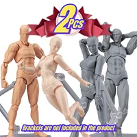 2 Pcs Body Doll Artists Manikin Jointed Mannequin Drawing Figures 1