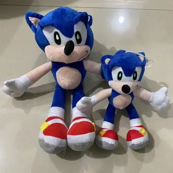 20/28cm Hot Sale Anime Hedgehog Movie Sonic Soft Plush Toy Toy Super Sonic Boys 1