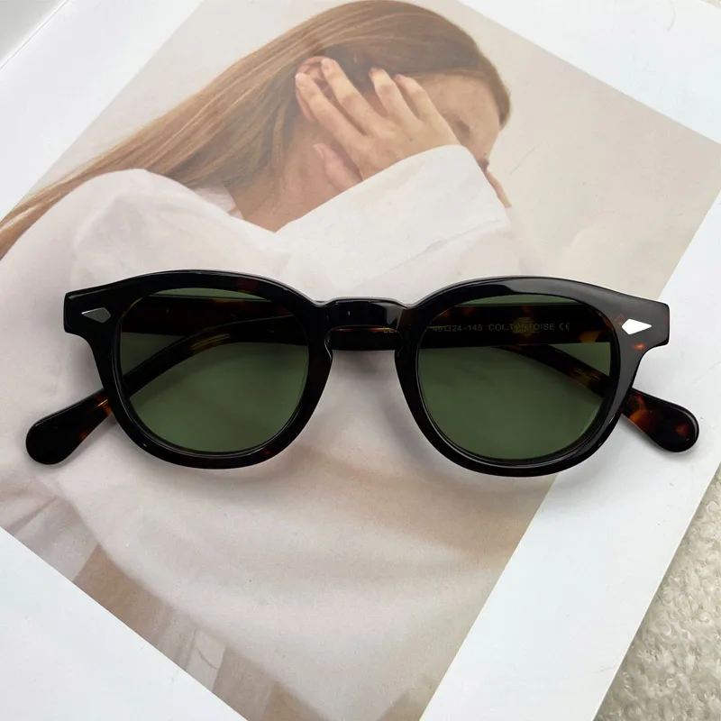 

Классические винтажные поляризационные солнцезащитные очки степень защиты UV400 для мужчин и женщин с цветными линзами для установки, модные очки