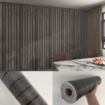 3/5/10M หนาเลียนแบบ Grille สติ๊กเกอร์ติดผนังพื้นหลังตกแต่ง Self Adhesive Wall Papers โฟม Peel และ Stick วอลเปเปอร์ 9