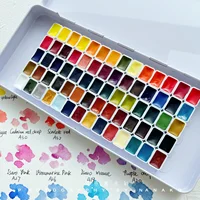 Belgium Isaro Artist Watercolor Paint 70 Colors acuarela Split Limited Color 6 Color Set Professional Drawing Art Supplies 1