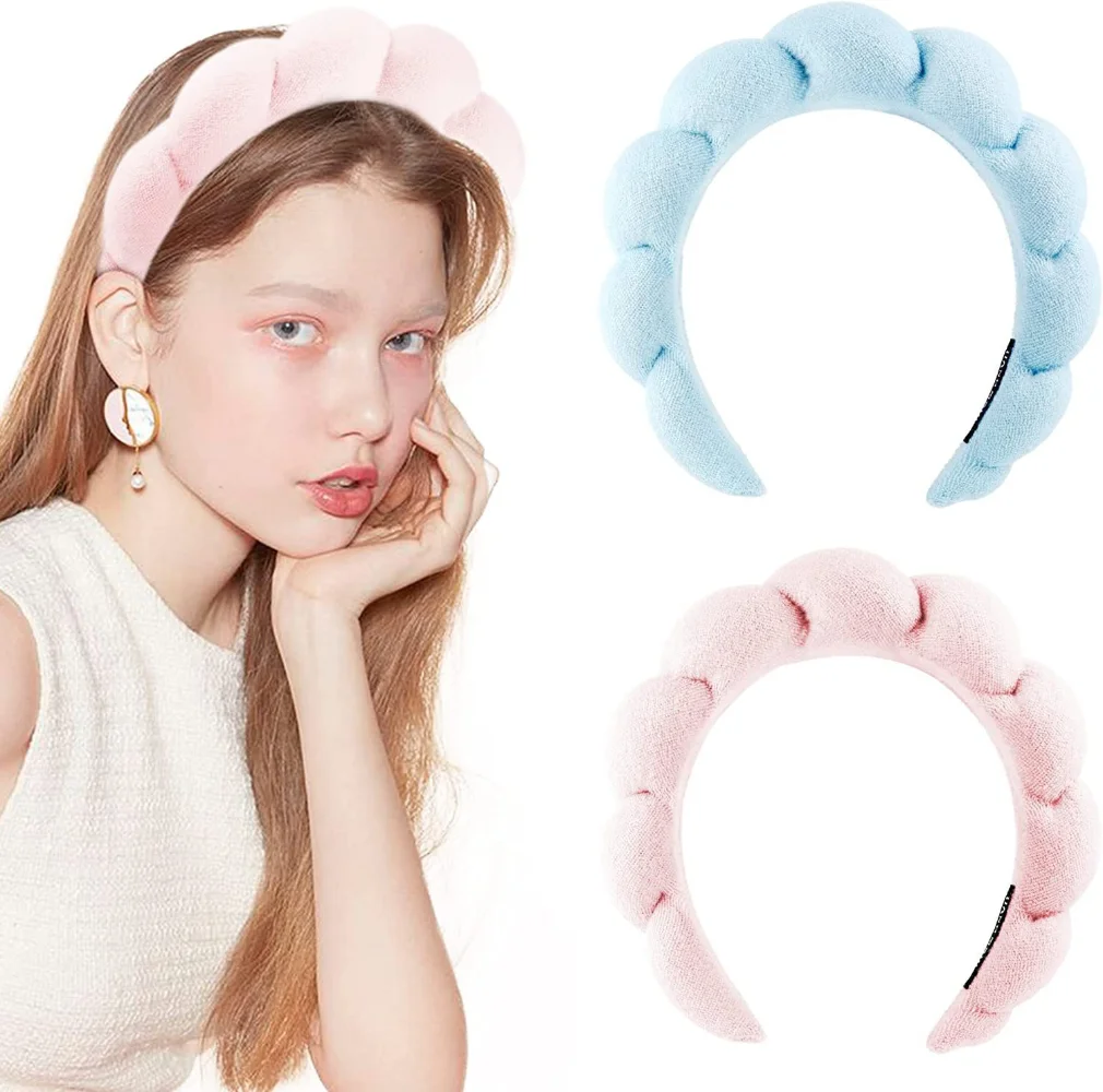 Fashion Ladies Twist Sponge High Skull Headband Headband Headband Headband Washing Face Makeup Simple Headband Hair Accessories