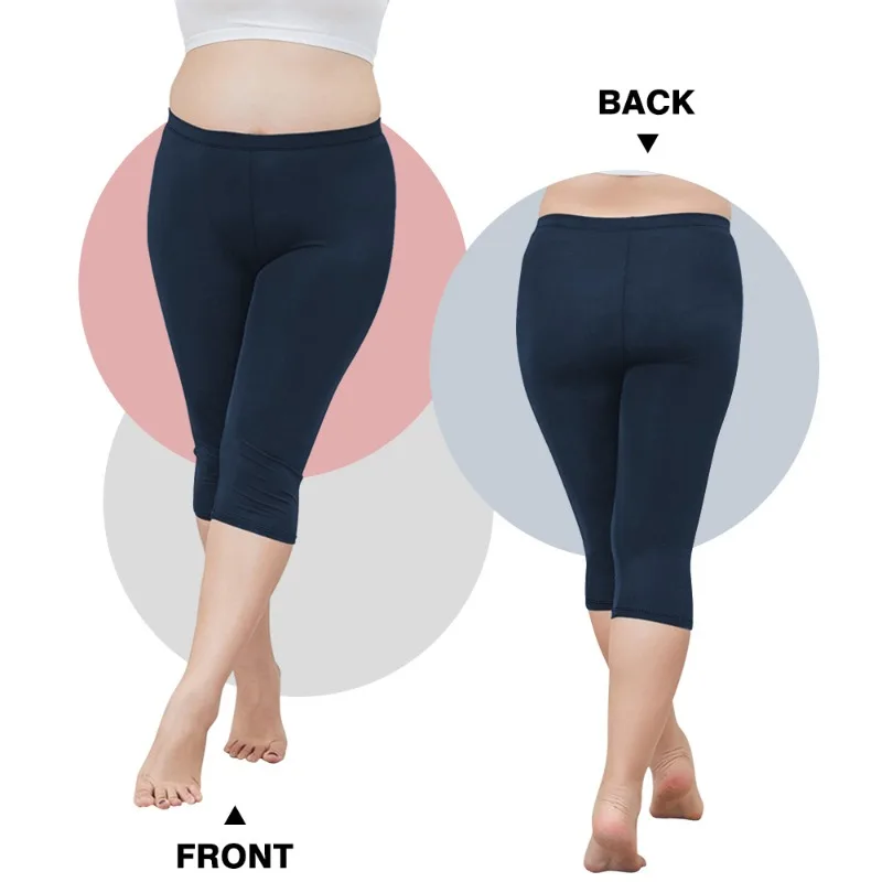Plus Size Capri Leggings 6