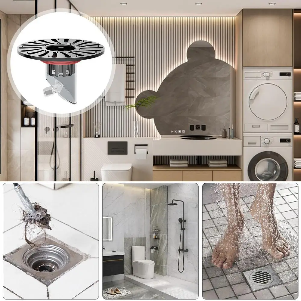 Sink Stopper Kitchen Drain Filter Drain Cover Plug Kitchen Drain Catcher Sink Plugs Hair Catcher Sink Drain Strainer Odor Filter