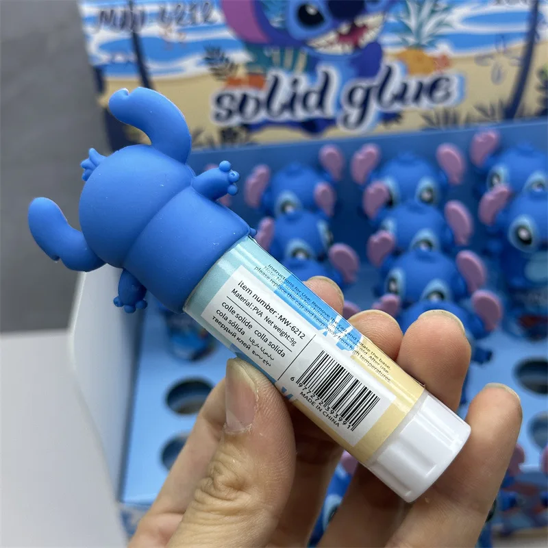4/16pcs 새로운 디즈니 스티치 솔리드 접착제 스틱 학생 문구 DIY 스크랩북 솔리드 접착제 고점도 학교 사무용품