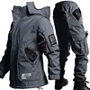 New Winter Velvet Thickened Jacket Suit for Men and Women Windproof and Water-proof Outdoor Cold-proof and Warm Work Clothes 2