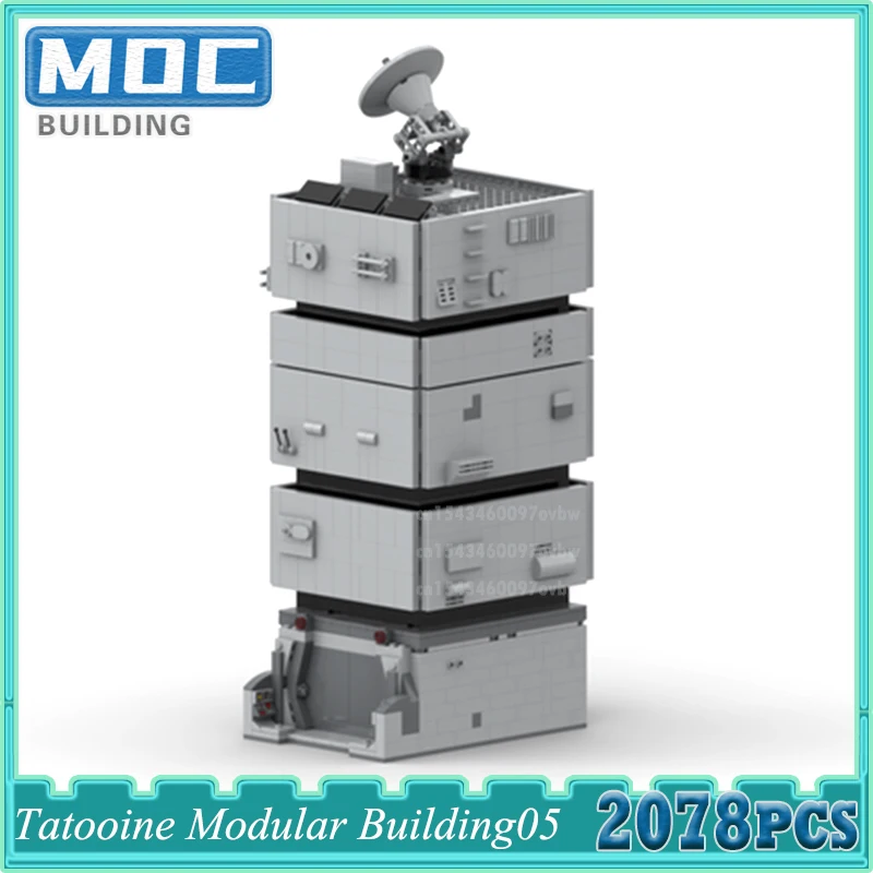 

Building Block Tatooine Modular Building05 Imperial Tower Space Wars Military Defense Brick Model DIY Kid Creative Toy Xmax Gift