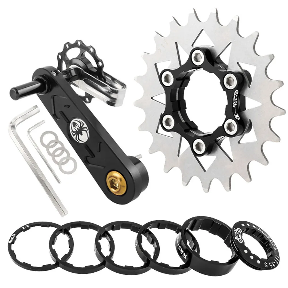 

MTB Bike Single Speed Cassette Freewheel Chain Tensioner 12-22T Bicycle Flywheel Conversion Kit Cycling Accessories