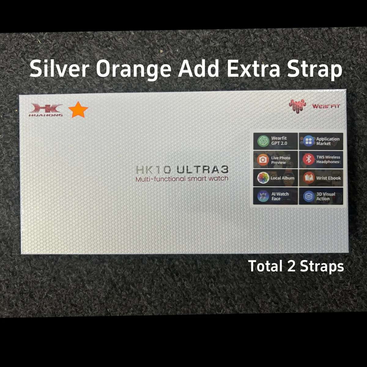 Silver body Orange