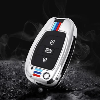 Nuova custodia per chiave auto per Hyundai ix25 ix35 i10 i30 Solaris Tucson Sonata Santa Fe Sport Mistra Elantra Creta Verna 2015-2018 - Nuova custodia per chiave auto per Hyundai ix25 ix35 i10 i30 Solaris Tucson Sonata Santa