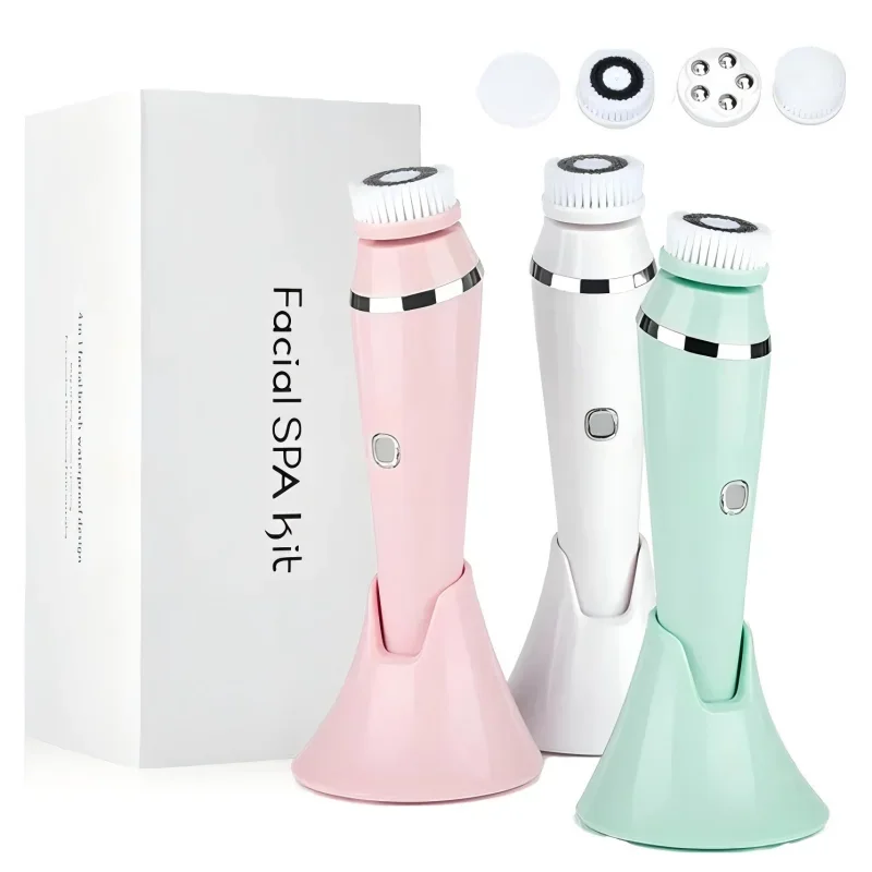 4 in 1 Waterproof Electric Facial Cleansing Brush
