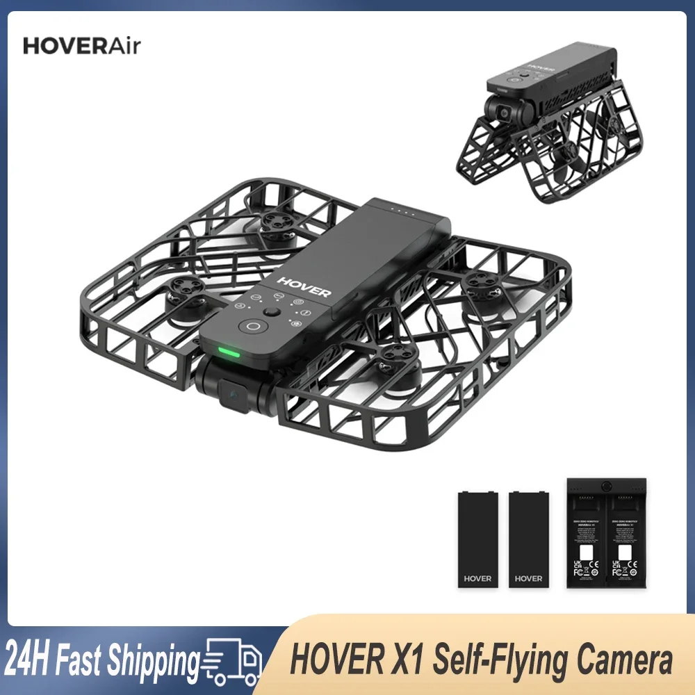 

Gift Hover Air x1 Drone with Self-Flying Camera HD Pocket Sized Mini Drone Auto Follow Hoverair x1 for Kids Adult