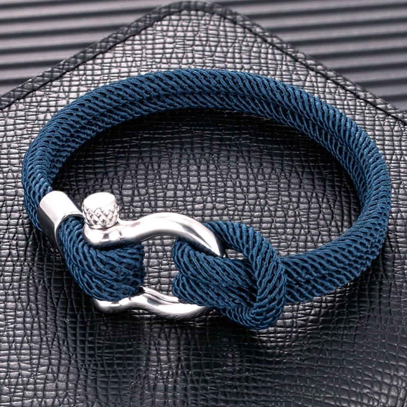 Nautical Rope Latch Bangle Bracelet