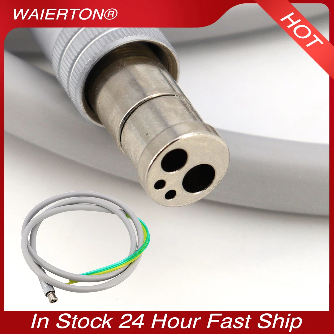 

1 PC Dental 4Holes Silicone Handpiece Hose Tube with Connector For High Speed Handpiece Dentistry Equipment