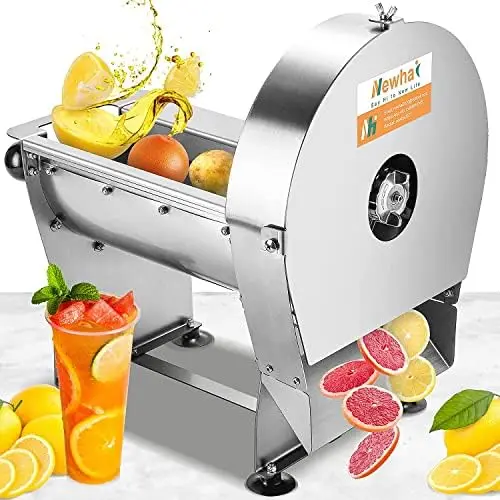 

Vegetable Slicer Potato Slicing Machine Sweet Potato Slicer Automatic Fruit Slicer 0-10mm (0-0.4\u2019\u2019) Stainless Steel f