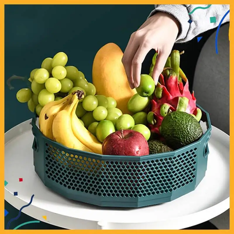 360&deg; Rotating Storage Rack Multifunctional Turntable Spice Rack Countertop Food Cosmetic Organizer For Kitchen Office